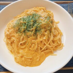 ツナトマトクリームパスタ