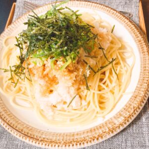 納豆大根おろしパスタ