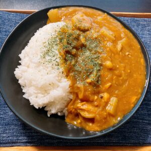 ツナとゴボウのカレー