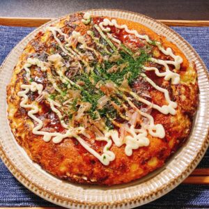チーズお好み焼き