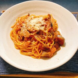 ナストマトパスタ