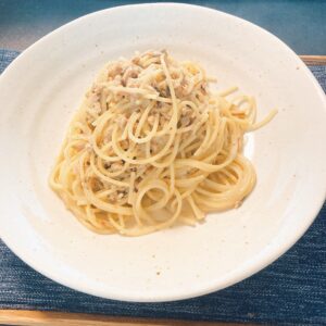 ツナわさびパスタ