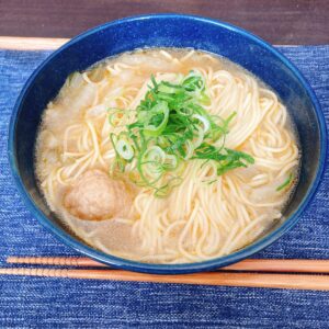 白菜と肉団子の鍋締めラーメン