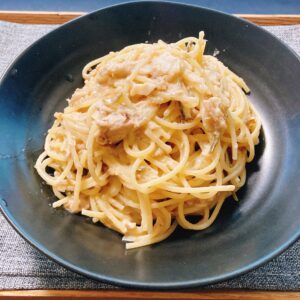 ツナクリームパスタ