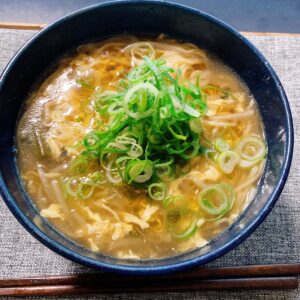 もやし餡かけラーメン