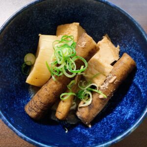 大根とゴボウと厚揚げを炊いたん