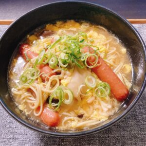 ウインナーかき玉ラーメン