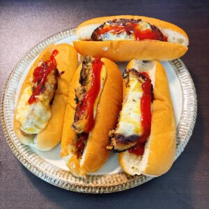 チーズハンバーグドッグ