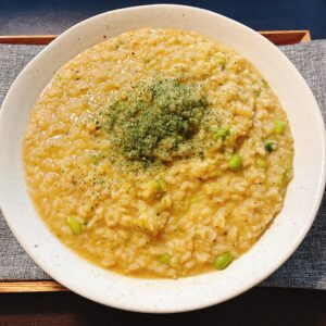 枝豆とブロッコリーのリゾット
