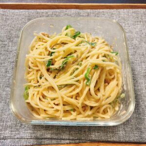 レンチンツナマヨパスタ