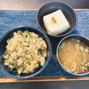 大葉とおかかのまぜごはん