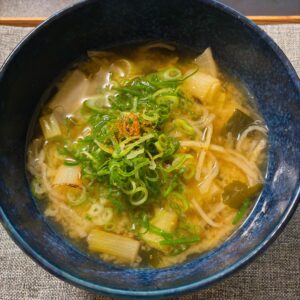 春雨入り具沢山味噌汁