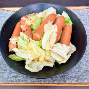 ウインナーキャベツ炒め